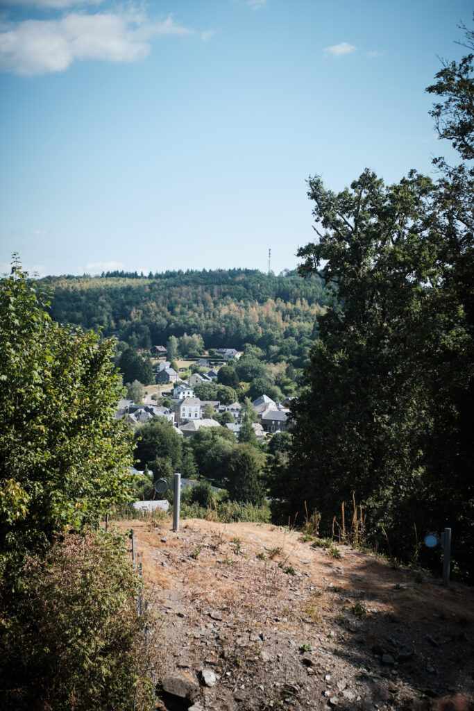 château d’Herbeumont avec ton chien